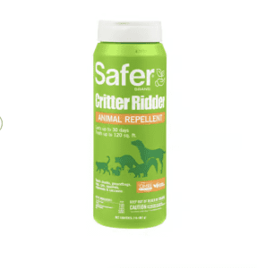 container of Critter Ridder animal repellent