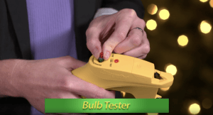 Testing LED lights with the tool