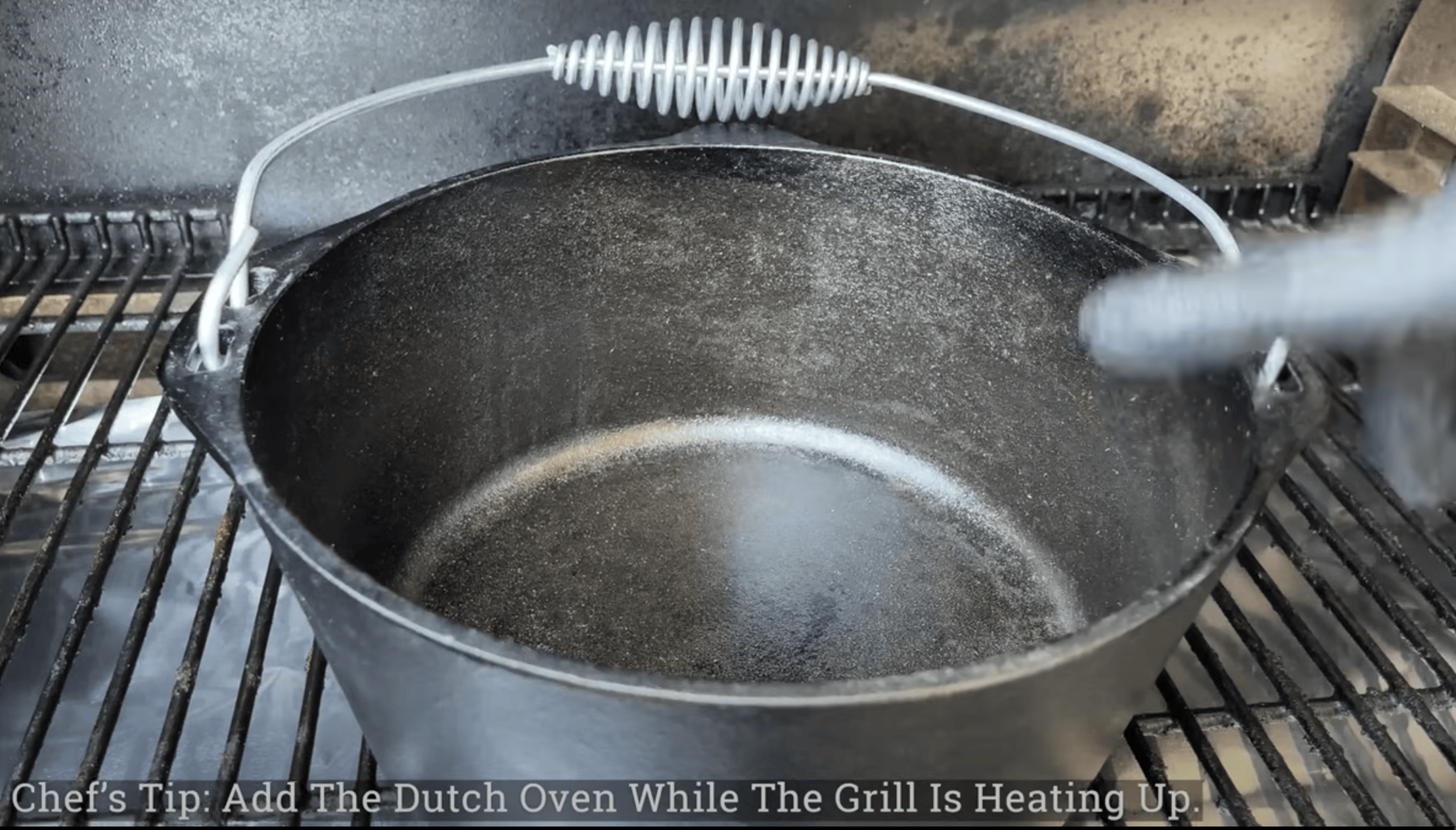 Dutch oven on Traeger® grill