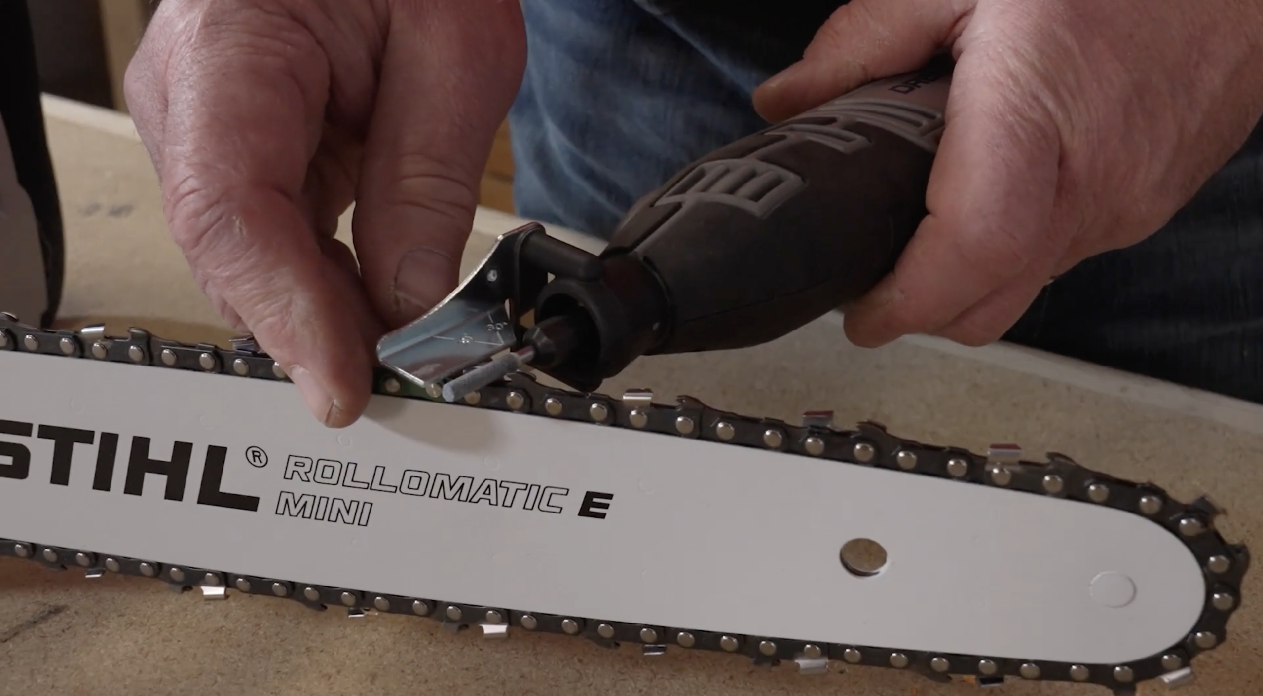 Dremel sharpening stone